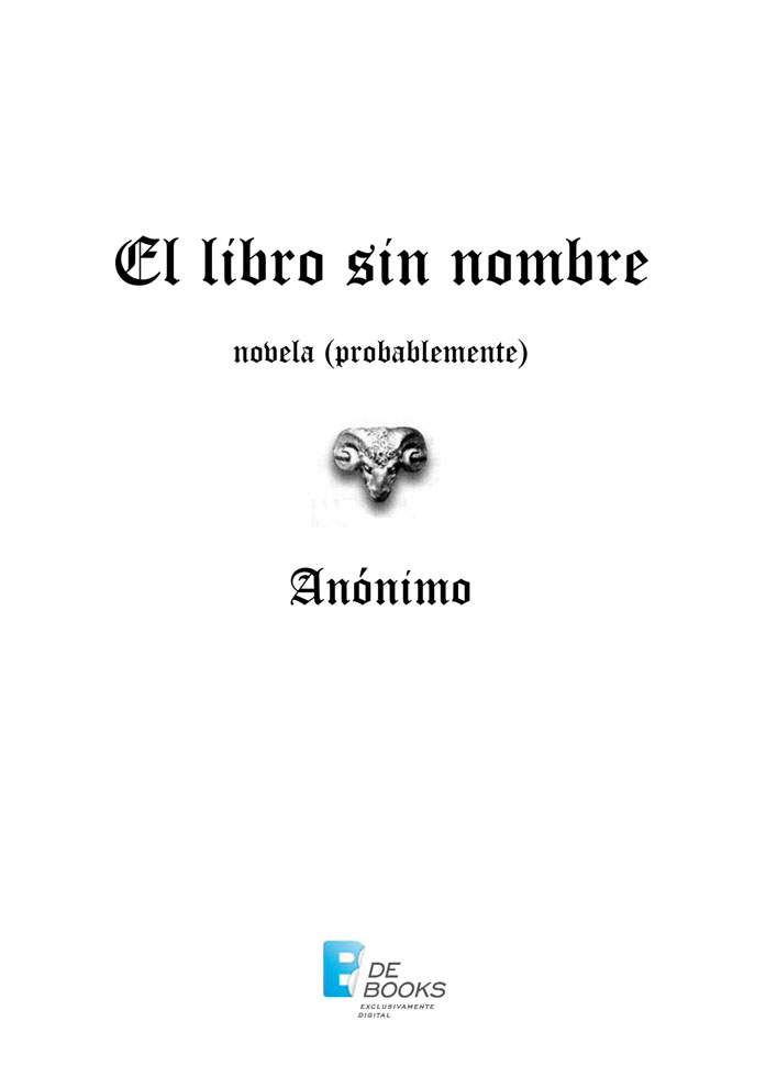 El libro sin nombre Serie El libro sin nombre 1 El libro sin